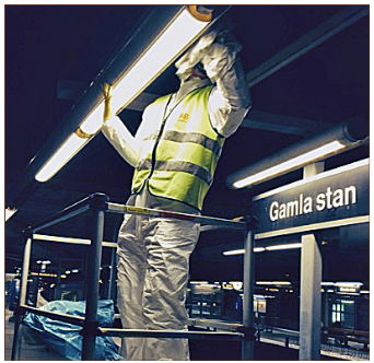 Skadedjursbekämpning & skadjurssanering på Gamla Stans station i Stockholms tunnelbana